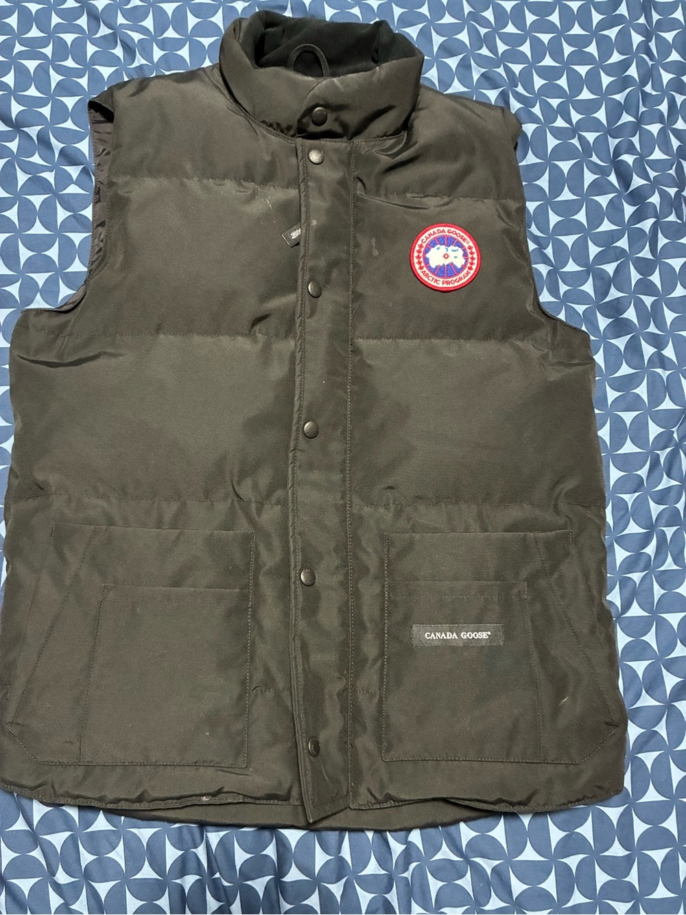 Canada Goose Black Jacket with Logo Patch